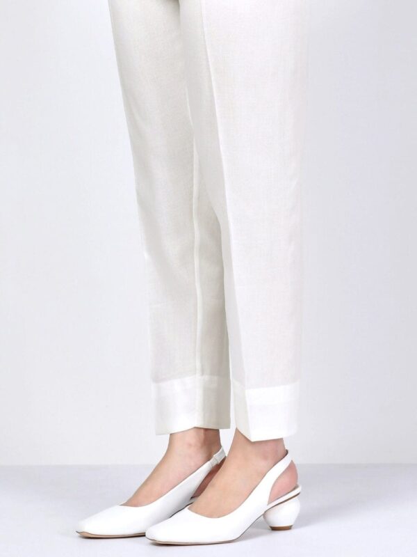 ✅ Straight Cotton Pant Trouser For Women (OFF WHITE) -BCPT