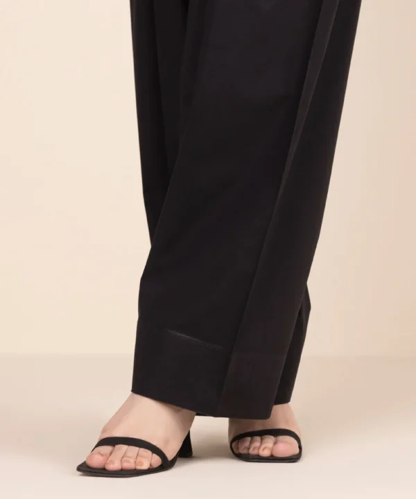 ✅ Elegant Farshi Shalwar For Women (Black)– EFSB