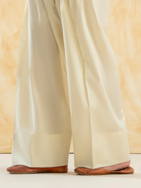 A3278SR-SML-002-DyedCambricShalwar_Pret_3.webp ✅ Elegant Farshi Shalwar For Women (Off White)– EFSOW