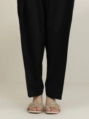 ✅ Basic Cotton Shalwar For Women (Black)– BCS-B