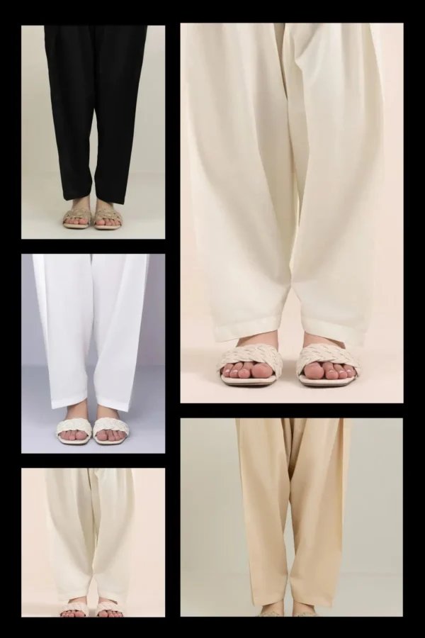 ✅ Basic Cotton Shalwar For Women – BCS