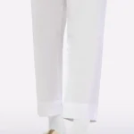 ✅ Straight Cotton Pant Trouser For Women (WHITE)-BCPT