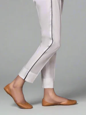 ✅ Straight Cotton Pants with Side Dori Piping – SCPD